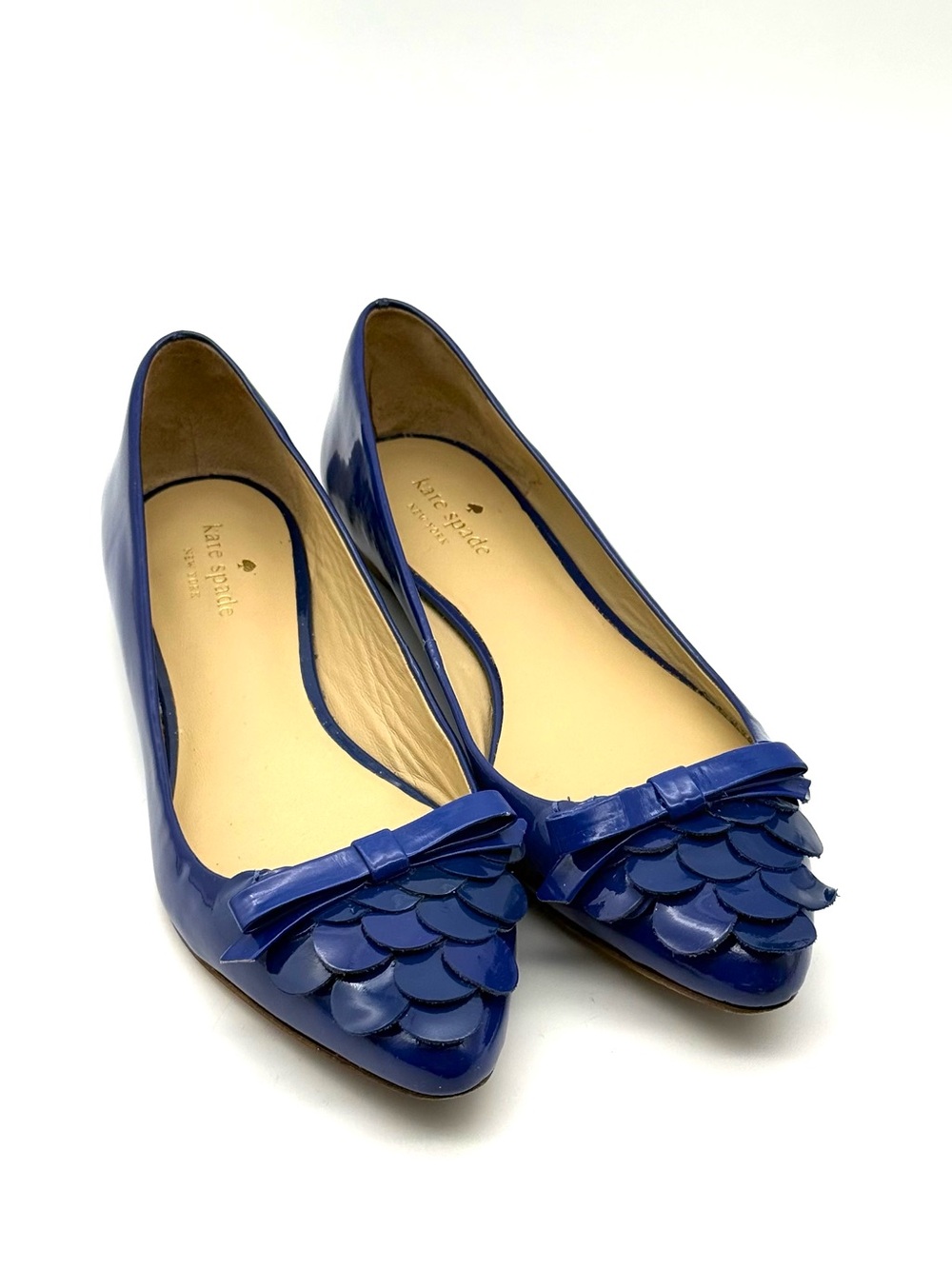 Kate Spade Erica Flat Blue Bow Appliqué 9
